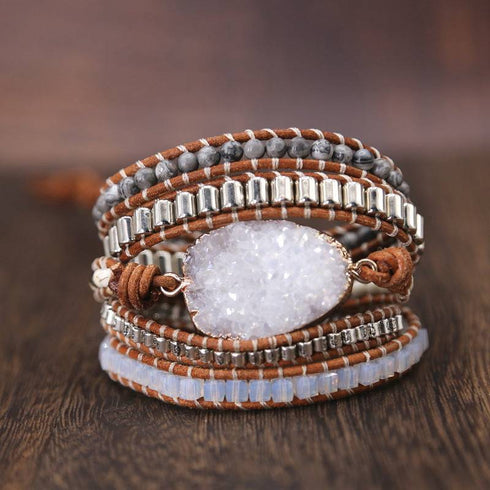Natural White Crystal Cluster